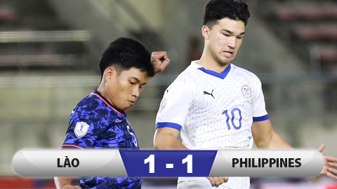 Kết quả Lào 1–1 Philippines: Lào tiếp tục tạo bất ngờ